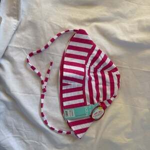 Hanna Andersson Fuchsia Striped Beach Sun Hat